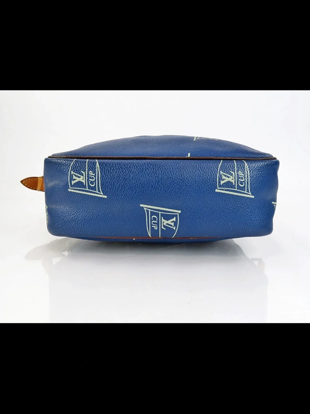 Louis Vuitton Blue & Tan LV Cup Print Messenger Bag